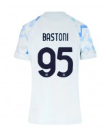 Inter Milan Alessandro Bastoni #95 Bortedrakt Dame 2025-26 Korte ermer